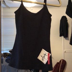 Simple black cami with patch